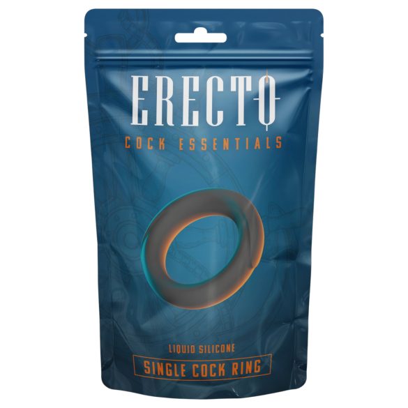 Erecto - inel pentru penis - silicon negru