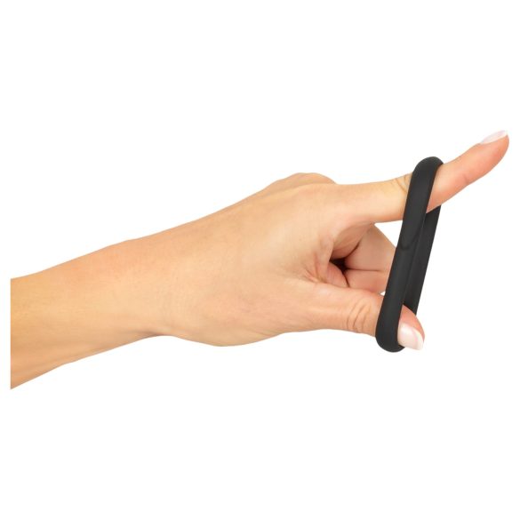 Erecto - inel pentru penis - silicon negru