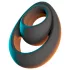 Erecto - inel penian și testicular - rezistent - silicon negru