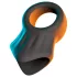 Erecto - inel pentru penis cu extensie testiculară - silicon negru