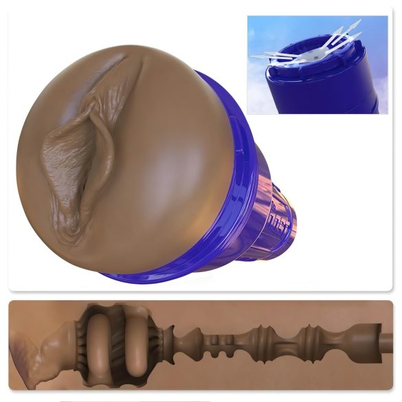 Masturbator Fleshlight Boost Bang - Păpușă realistă (maro)