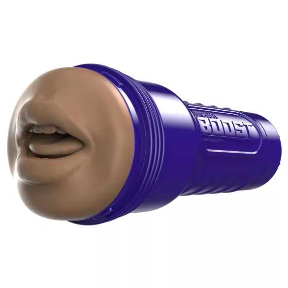 Fleshlight Boost Blow - masturbator tip gură realistă - nuanță maro