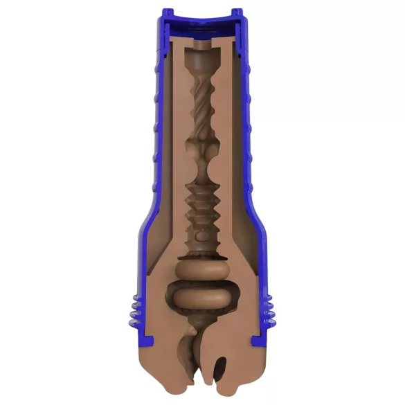 Fleshlight Boost Blow - masturbator tip gură realistă - nuanță maro
