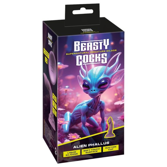 Beasty Cocks - dildo extratrerestru - silicon lila