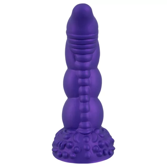 Beasty Cocks - dildo demon pentru penetrare - silicon mov