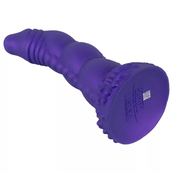 Beasty Cocks - dildo demon pentru penetrare - silicon mov