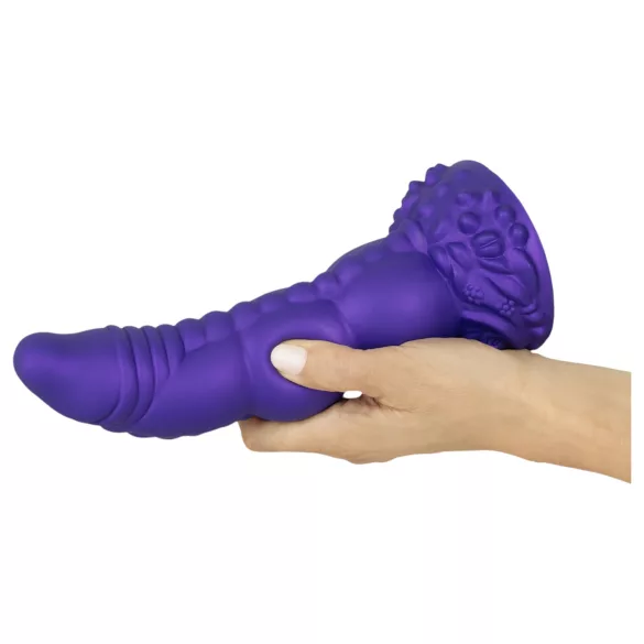 Beasty Cocks - dildo demon pentru penetrare - silicon mov