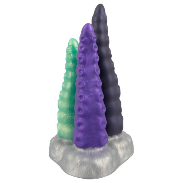 Beasty Cocks - dildo tentaculă triplu - silicon flexibil