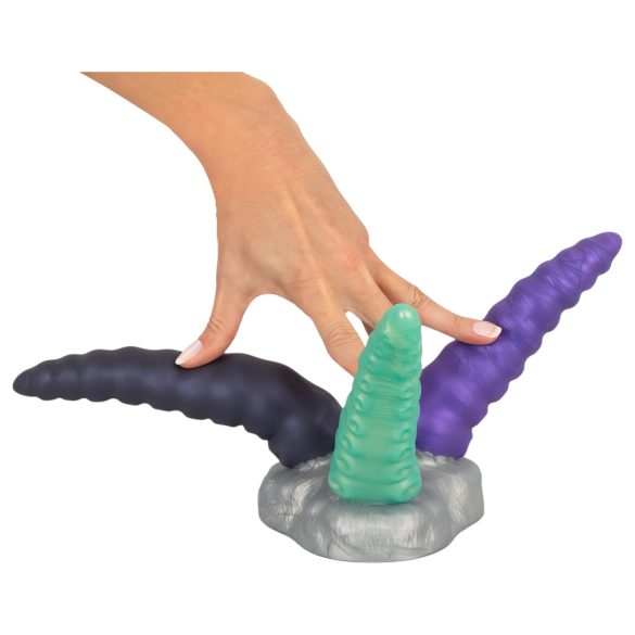 Beasty Cocks - dildo tentaculă triplu - silicon flexibil