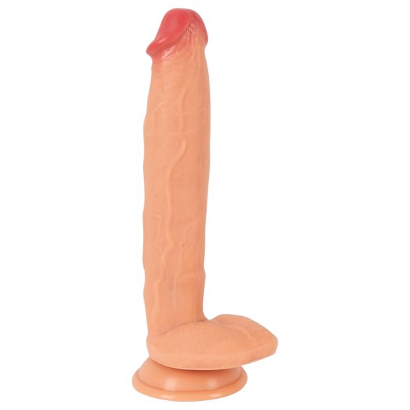 Realistixxx Real Giant - dildo uriaș cu testicule extra mari (natur)