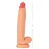 Realistixxx - dildo realist mare cu testicule - silicon natur