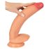 Realistixxx Real Giant - dildo uriaș cu testicule extra mari (natur)