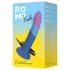 ROMP Piccolo - dildo flexibil din silicon - albastru-mov
