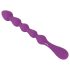 You2Toys - Dildo flexibil violet cu bile pentru plăceri senzuale