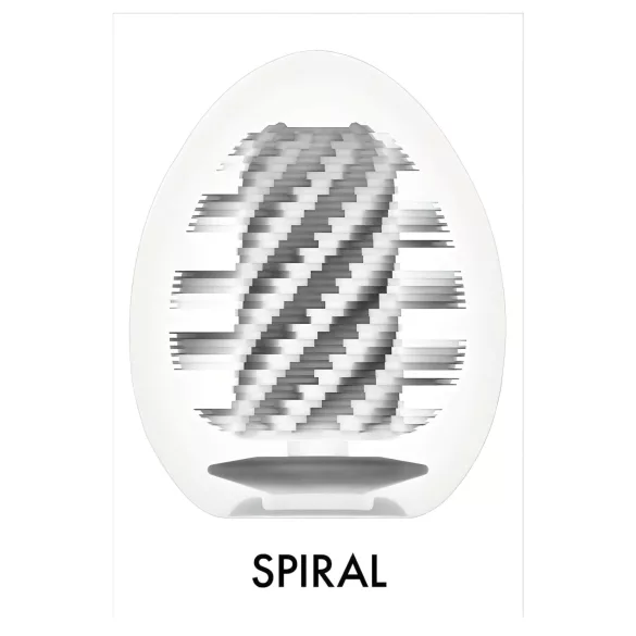 TENGA Egg Spiral Stronger - masturbator tip ou - set 6 bucăți