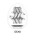 Ouă TENGA Gear Stronger - set 6 masturbatoare pentru plăceri intense