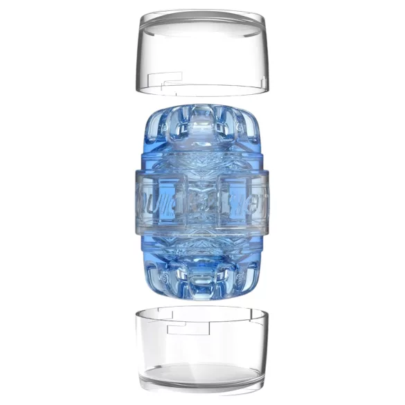 Fleshlight Quickshot Turbo - masturbator de călătorie compact - albastru