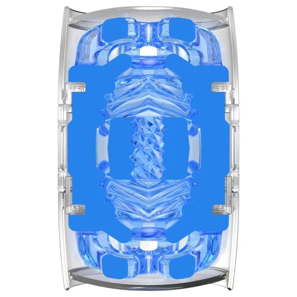 Fleshlight Quickshot Turbo - masturbator de călătorie compact - albastru