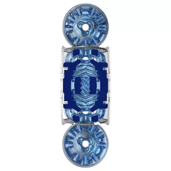 Fleshlight Quickshot Turbo - masturbator de călătorie compact - albastru
