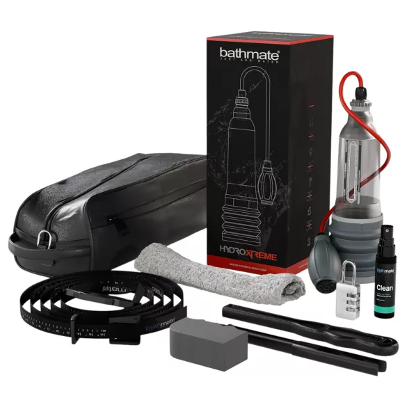 Bathmate HydroXtreme 8 - set hidropompă (transparent)