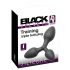 Black Velvets - dop anal triplu - silicon negru