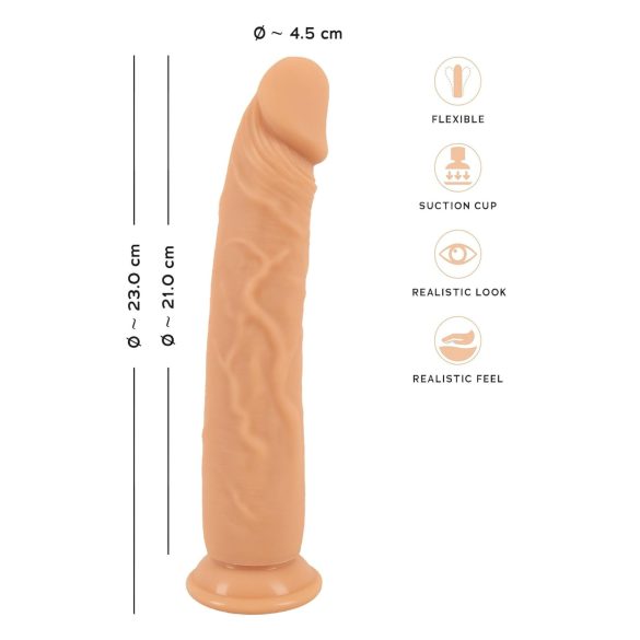 You2Toys - dildo realist pentru femei - 23 cm