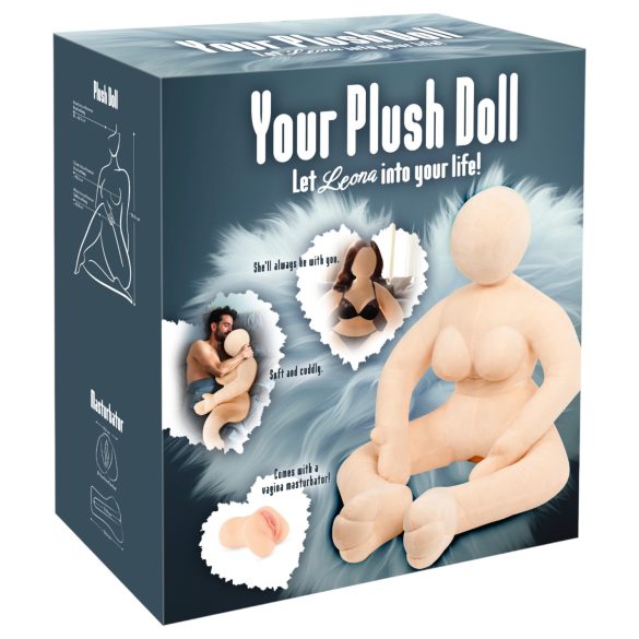 You2Toys - păpușă sexuală din pluș îmbrățișabilă (natură)