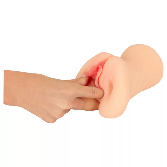 Nature Skin - masturbator vaginal și oral (culoare naturală)