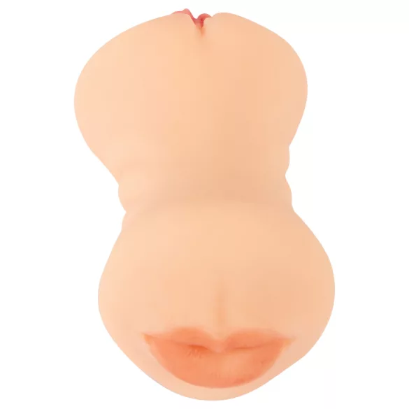 Nature Skin - masturbator vaginal și oral (culoare naturală)