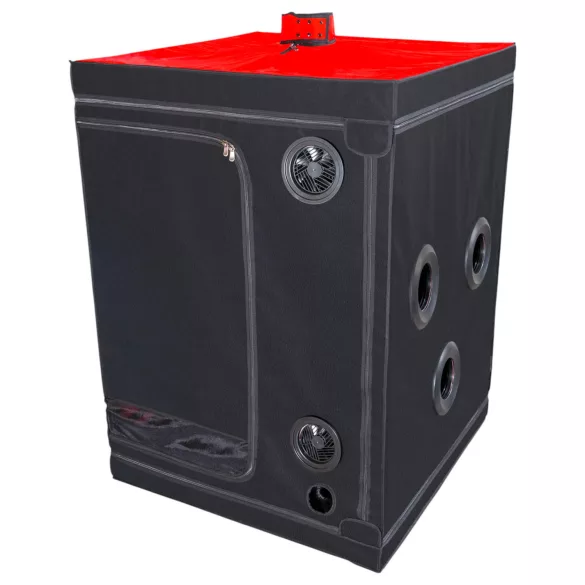 Secretdome - Cabina BDSM cu deschizături (negru)