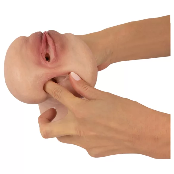 Realistixxx Real Stroker - vaginǎ și masturbator anal realist (culoare corporală)