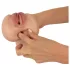 Realistixxx Real Stroker - vaginǎ și masturbator anal realist (culoare corporală)