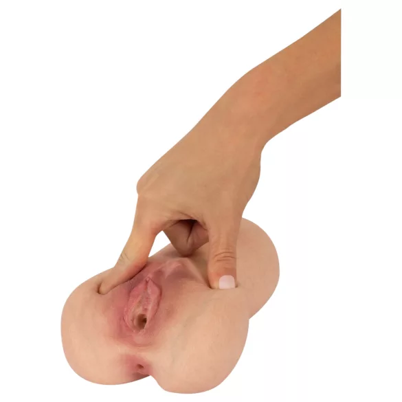 Realistixxx Real Stroker - vaginǎ și masturbator anal realist (culoare corporală)