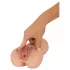 Realistixxx Real Stroker - vaginǎ și masturbator anal realist (culoare corporală)