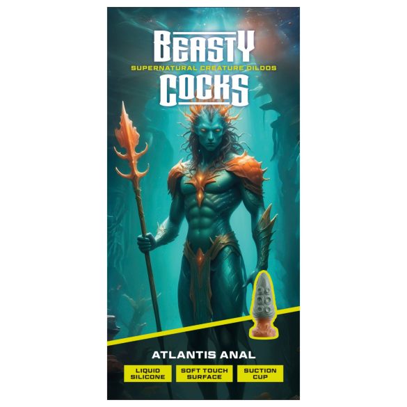Beasty Cocks Atlantis - dop anal - silicon verde