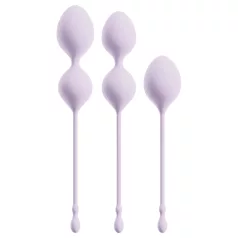   Beau Coeur Elorin - set bile vaginale pentru exerciții kegel - 3 piese - mov