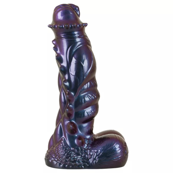 Beasty Cocks Tech-Zilla Bang - dildo monstru cu ventuză (mov)