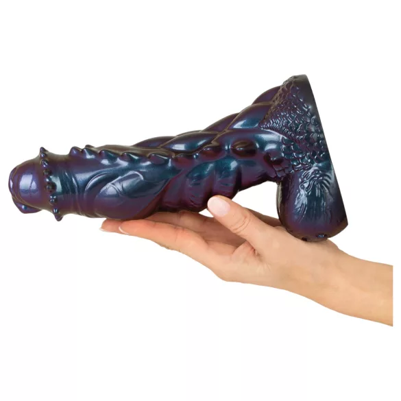 Beasty Cocks Tech-Zilla Bang - dildo monstru cu ventuză (mov)