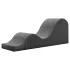 Șezlong înclinabil Liberator Aria Flip - mobilier sexual rabatabil (negru)