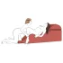 Șezlong înclinabil Liberator Aria Flip - mobilier sexual rabatabil (negru)