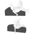 Șezlong înclinabil Liberator Aria Flip - mobilier sexual rabatabil (negru)