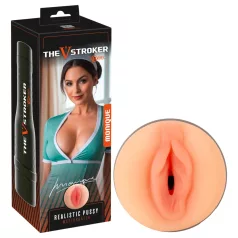   Rebel The V-Stroker Monique - vagină masturbator realistă (culoarea pielii)
