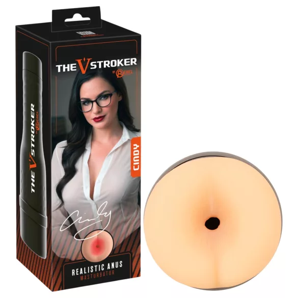 Rebel The V-Stroker Cindy - masturbator realist tip fund (culoare naturală a pielii)