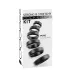 You2Toys - set de inele pentru penis și testicule (negru) - 6 buc.