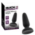 Black Velvets - dop anal din silicon cu ventuză (negru) - S
