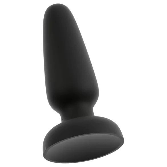 Black Velvets - dop anal din silicon cu ventuză (negru) - M