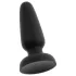 Black Velvets - dop anal din silicon cu ventuză (negru) - M