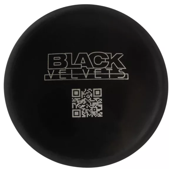 Black Velvets - dop anal din silicon cu ventuză (negru) - M