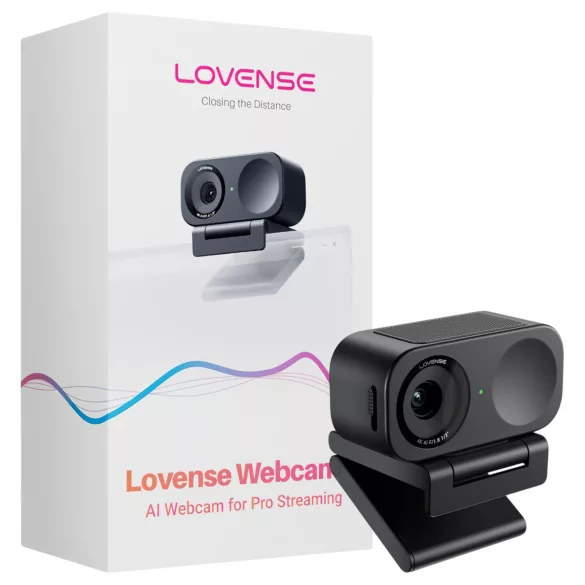 Lovense Webcam 2 - cameră web AI pentru streaming (negru)