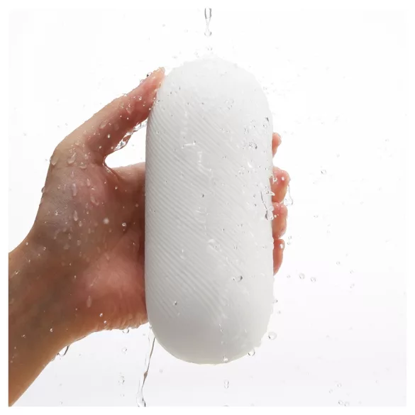 TENGA 3Dx Zen - masturbator cu model 3D (alb)